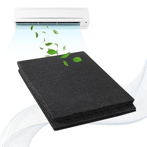 STCRERAG Filtros universales de carbón activado, 48 x 16 pulgadas, corte para adaptarse a la almohadilla de carbono, filtro de repuesto para campana extractora, filtro de aire de carbón para