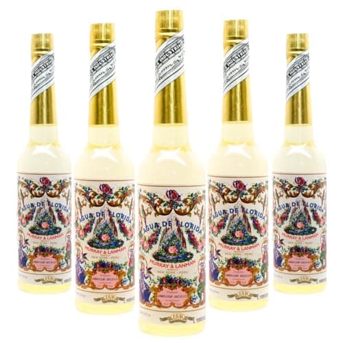 FAMILYCOM Florida Agua de Perú Original Pack 5 Botellas de 270ml. Murray Y LanMan. Amarilla Original de Perú.
