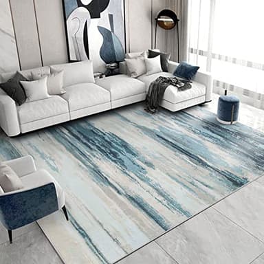 Cinknots Alfombra de área Abstractas Modernas Alfombra de imitación de Cachemira de Estilo Antideslizantes Alfombras Decorativas para Salón Dormitorio Y Zonas Interiores(160 x 200 cm, Gris10)