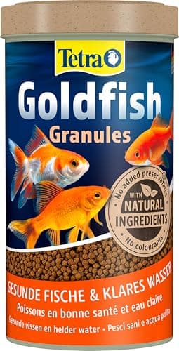 Tetra Goldfish Granules - Alimento granulado para carpines dorados y otros peces de agua fría, lata 500 ml