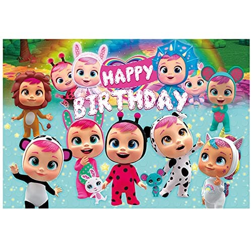 Cry Babies Telones de Fondo Mágicas Fondo Decorativo Suministros Fotografía Fondo Fotos Banner Decoración Cabina Prop Decoraciones Cumpleaños Fotografía Fondo 150 x 100 cm