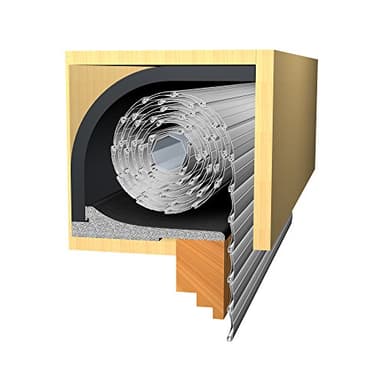 jarolift Aislante Acústico para Cajón Persiana 25 mm (100 x 50 cm), incl. Tapa de Aislamiento 100 x 24 cm, Ahorro Energía