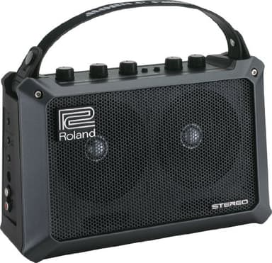 Roland 4.0685E+104 - Amplificador para guitarra stereo a pilas (importado)