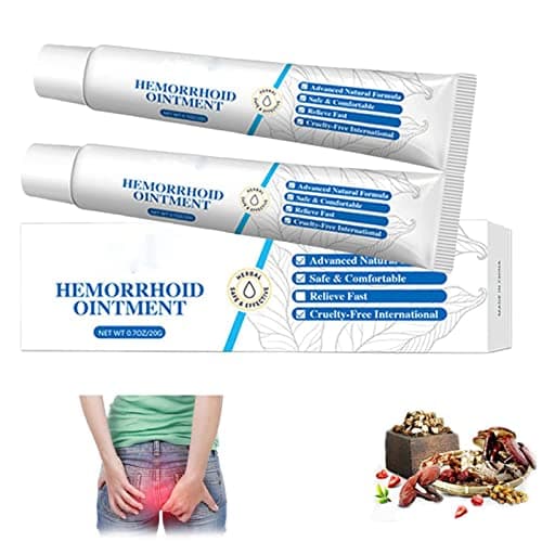 2pcs Healmusz ungüento natural para hemorroides a base de hierbas, 20g Healmusz ungüento para hemorroides, crema orgánica para hemorroides a base de hierbas-alivia la hinchazón, picazón (1PCS)
