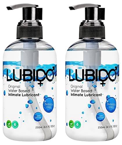 Lubido Original lubricante íntimo a base de agua, libre de parabenos - 250ml (Paquete de 2)