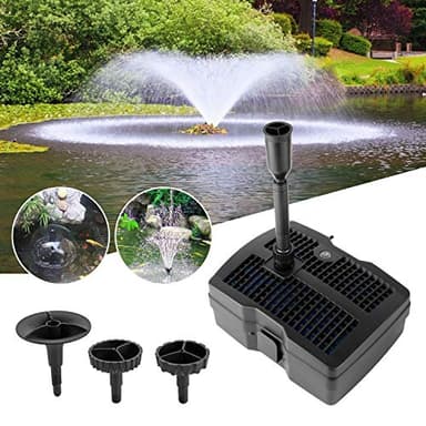 YAOBLUESEA Bomba de Estanque Filtro de Estanque UVC Filtro de Estanque Fuente de Estanque 4 en 1 con Filtro Clarificador UV CUF-2500 1000L / H 28W 10m Cable de Alimentación Diseño de Jardín y Fuente