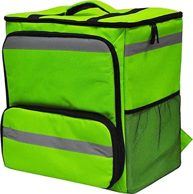 Mochila de entrega aislada para Uber Eats bolsa térmica de alimentos UberEats Menulog Doordash, Verde