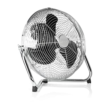 Tristar VE-5933 Ventilador de suelo metálico, 30 centímetros de diámetro, 3 ajustes de velocidad, motor de cobre, ángulo ajustable 130°, 59,1 dB, asa integrada, motor de cobre, 55 W