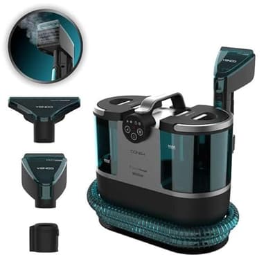 Cecotec Limpiador Aspirador de Tapicerias y Alfombras Conga 7000 Carpet&Spot Clean Steam XXL, 1700W, Limpieza 3en1, Deposito 1600ml agua limpia y 950ml agua sucia, Radio de acción 7m