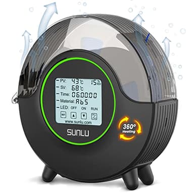 SUNLU S2 Secador de Filamentos de Impresora 3D, Rápido y Uniforme, con Ventilador y Calefacción incorporado, Integral de 360° y Pantalla Táctil