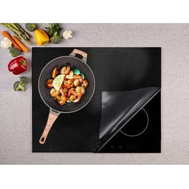 52 x 61cm Tappetino Protettivo per Piano Cottura a Induzione, Tappetino Induzione (magnetico) Riutilizzabile Tappetino per Piano Induzione multifunzionale in Silicone Antiscivolo Antigraffio