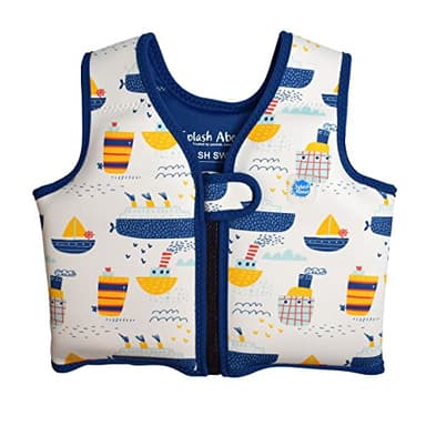Splash About Go Splash Chaleco de natación, Unisex-Baby, Tug Boats, 1-2 años