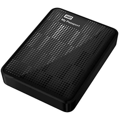 Western Digital 2TB My Passport - Disco Duro Externo (2000 GB, 3.5", Negro)