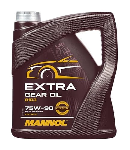 MANNOL | Aceite Sintético 75W-90 para Transmisiones Manuales y Diferenciales | EXTRA GEAR OIL | MN8103-4 | 4L | API GL-4/GL-5 LS | Ahorro de Combustible y Alta Resistencia