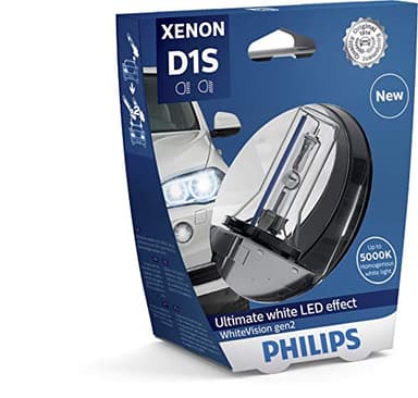 Philips 85415WHV2S1 - Faros delanteros de xenón con bombilla WhiteVision gen2 D1S, 1 unidad
