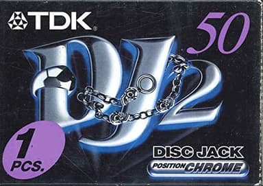 Cintas de Cassette TDK DJ2 50 Crhome Posición