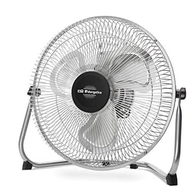 Orbegozo PW 1230, Ventilador industrial power fan, inclinación regulable, 45 W, aspas metálicas de 30 cm , asa de Transporte, Rejilla de Seguridad, 3 velocidades
