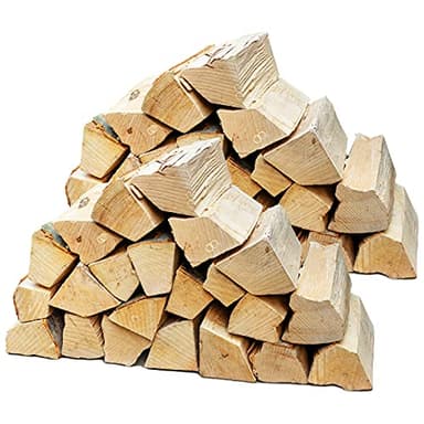 Leña Madera Selección 5-500 kg Para estufa y Chimenea Brasero Parrilla Cesta de Fuego Troncos de Madera de Haya 25 cm Flameup, Cantidad:50 kg