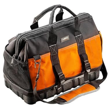 Arbeitsbedarf24 - Bolsa de herramientas profesional con correa para el hombro con el apoyo de herramientas caja de herramienta de 23 bolsas de caja de herramientas