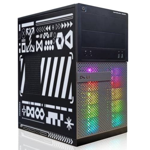 Dell pc Gaming Reacondicionado, Ordenador de Sobremesa, Quad Core I7 up to 3.9GHz, GeForce GTX 750 Ti 4GB GDDR5, RAM 16GB, SSD 512GB, WiFi 600M, Bluetooth 5.0, W10P64