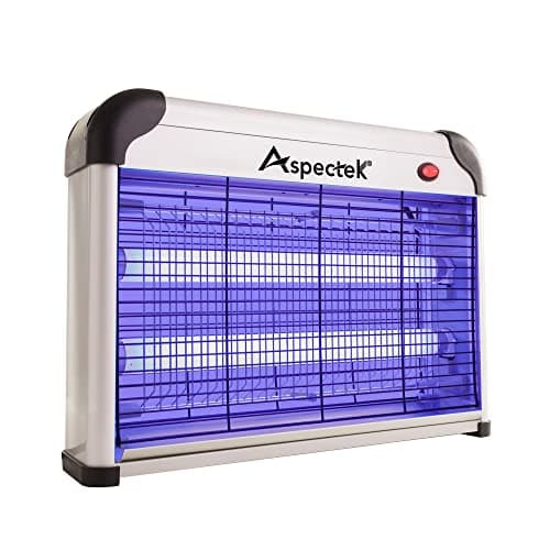 ASPECTEK Lámpara Eléctrica Antimosquitos – 20W | Mata Mosquitos electrico| Lámpara Antimosquitos | Lámpara UV Repelente de Mosquitos Polillas, Zancudos y más