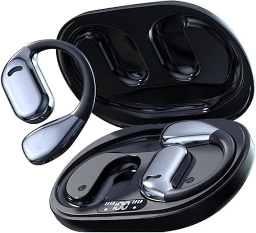 Audífonos Traductor de Idiomas, Auriculares de Traducción en Tiempo Real, Auriculares Inalámbricos de Traducción Bluetooth, Auriculares Traductores AI, Auriculares Abiertos Bluetooth para Viajes
