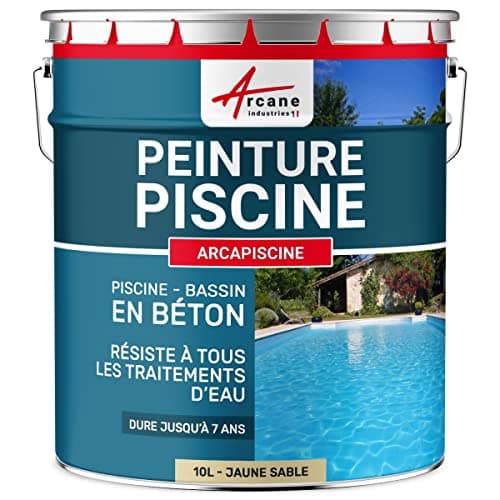Pintura para Piscina de Hormigón - ARCAPOOL - 10 L Amarillo arena - RAL 1002 - ARCANE INDUSTRIES