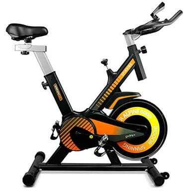 Gridinlux | Trainer Alpine 6000 | Bicicleta estática | Ciclo Indoor | Volante Inercia 10 kg | Regulación Total de Intensidad | Pantalla LCD con pulsómetro | Fitness