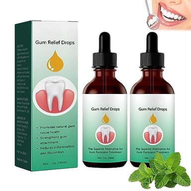 Gotas para El Crecimiento de Las EncíAs,Gel Regenerador de EncíAs,Gotas para La ReparacióN de Las EncíAs,ReparacióN de Las EncíAs RetraíDas,Revitaliza Tus EncíAs FáCilmente,Cuidado Bucal