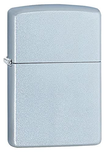 Zippo Mechero, Satin Chrome, 3.5x1x5.5 cm