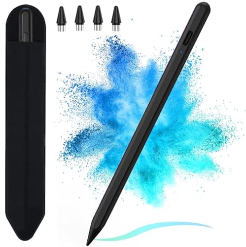 KARFUN Lápiz para Tablet Android, lápiz Capacitivo Compatible con Samsung, Huawei, Lenovo, Mi, Vivo, precisión Mejorada y reducción de la Palma (Negro)