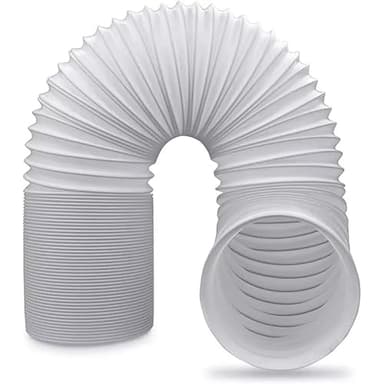 TECHZOCO Tubo de ventilación flexible, Conducto salida aire, Manguera de extracción de aire, Tubo Aire Acondicionado Portátil, Tubo Climatización, Tubo Secadora, 3 Metros Largo x 100 mm diámetro