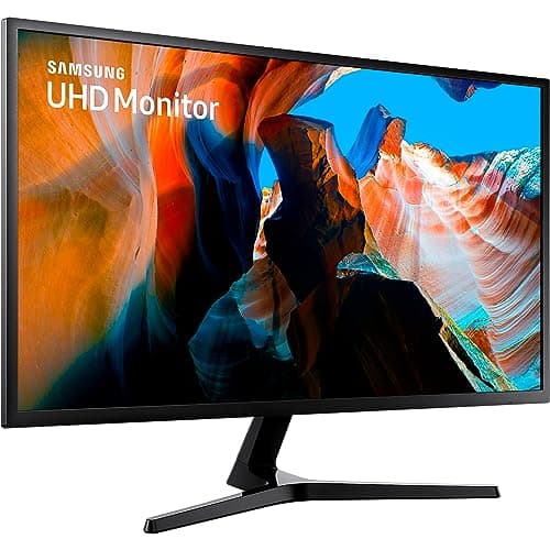 Samsung Monitor UHD U32J590UQP de 32 Pulgadas, Panel VA, resolución 4K UHD, AMD FreeSync, Tiempo de Respuesta 4 ms, frecuencia de actualización 60 Hz