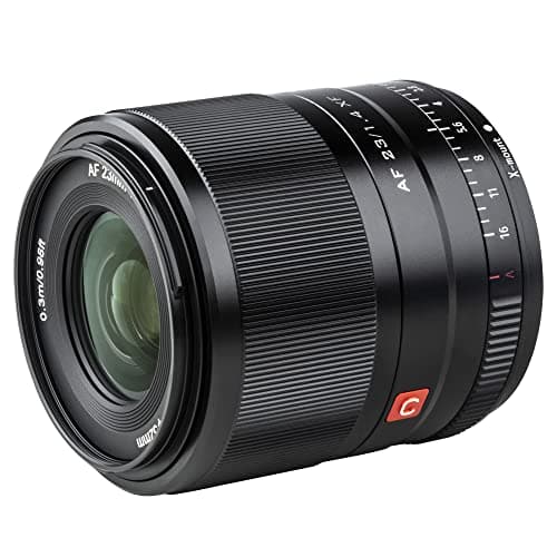 VILTROX 23mm F1.4 XF Objetivo de Autofocus APS-C Compatible con Fujifilm X-Mount Cámara X-T3 X-T4 X-H1 X20 T30 X-T20 X-T100 X-Pro2 Negro