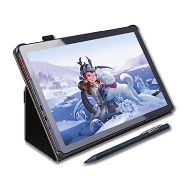 [4 artículos de bonificación] Simbans PicassoTab Portatil Tableta Grafica 10 Pulgadas y Lápiz, 4GB, 64GB, Android 10, Principiantes, Artista Gráfico, niño, niña - PX