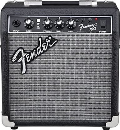 Fender Amplificador Frontman 10G Combo para Guitarra, Amplio Estudio Ideal para Guitarra Eléctrica