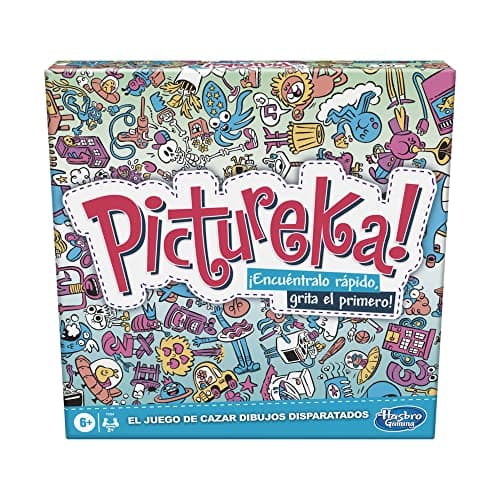 Hasbro Gaming F2564105 Juego Pictureka, Juego de Dibujos de Mesa Infantil, Juegos de Habilidad Mental, Divertido Juego Familiar para Mayores de 6 Años, Regalo de Reyes y Papá Noel para Niños y Niñas