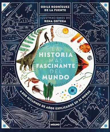 La historia más fascinante del mundo: Historia de la tierra comprimida en un reloj (No ficción infantil)