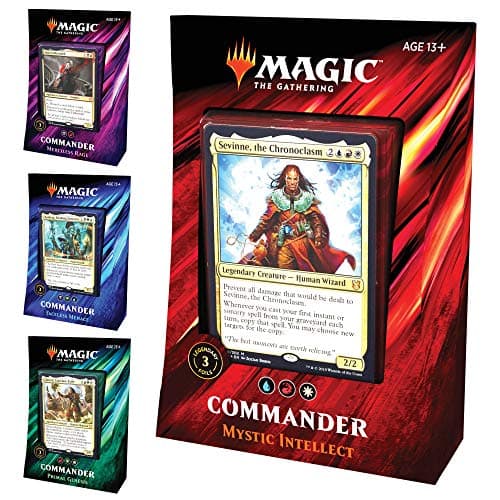 Wizards of the Coast MTG - Commander 2019 Deck Display (4 Decks) - English