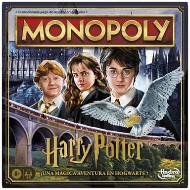 Hasbro Gaming Monopoly Edición Harry Potter Juego de Mesa para Niños y Niñas de 8 Años o Más para Jugar con Amigos y en Familia, Fans del Mundo Mágico
