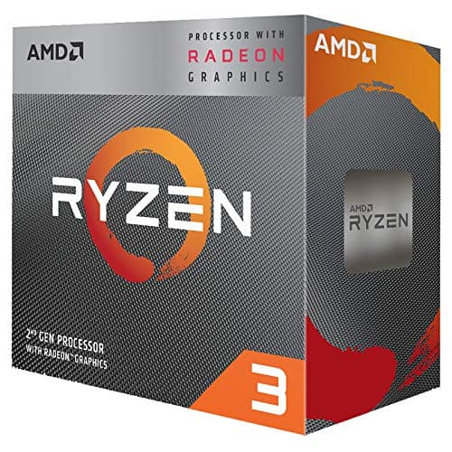 AMD Ryzen 3 3200G, Procesador con Disipador de calor Wraith Stealth (4 MB, 4 Núcleos, Velocidad de 4 GHz, 65W)