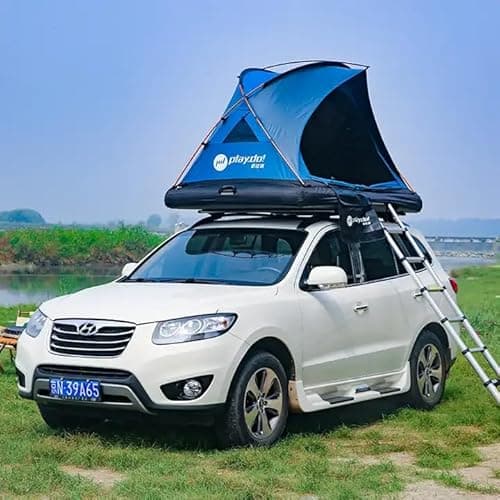 Tienda de campaña para el techo del coche, camping, espacio para dormir para 2 personas, para coche, tienda de campaña, techo, tienda de campaña, accesorios para camping, incluye toldo, espaciosa y