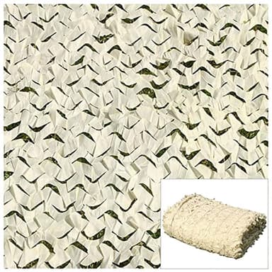 Cubierta De Red De Camuflaje,malla De Camuflaje Beige 1.5x3m/4x6m,para Militares,caza,sombra,decoración De Camuflaje,red De Protección Solar Antienvejecimiento,varios Tamaños,3x5m(9.8*16.4ft)